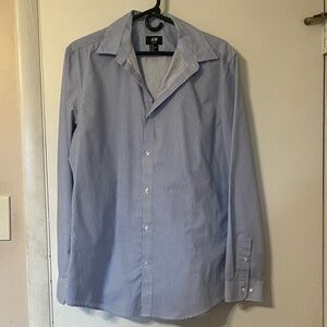 h&m men’s slim fit button down dress shirt